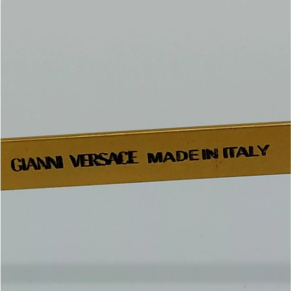Authentic Gianni Versace Sunglasses  S59 Men's Gold with case